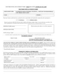 Picture of Doctors Note and Consent Form