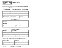 Michigan Bill of Sale Form - TR-207 - Thumbnail