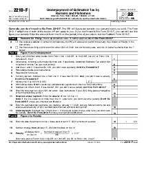 Form 2210-F - Thumbnail