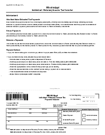 Mississippi Form 80-106 Individual-Fiduciary Income Tax Voucher - Thumbnail