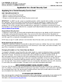 SSA Form SS-5-FS (Outside of the U.S.) - Thumbnail