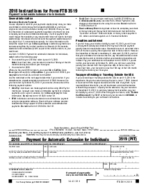 CA Form 3519 (2018) - Thumbnail