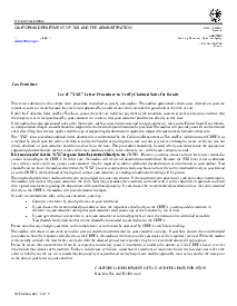 CDTFA-504-A, Use of XYZ Letter Procedure to Verify Claimed Sales for Resale - Thumbnail