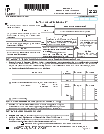 Kentucky Schedule P - Thumbnail