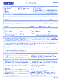 Canada 33-086-784 Form - Mail Forwarding - Thumbnail