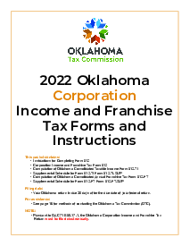 Form 512, Oklahoma Corporation Income and Franchise Tax Forms - Thumbnail