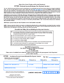 PIT-ES - Personal Income Estimated Tax Payment Voucher - Thumbnail