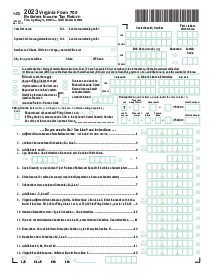 Virginia Form 760 - Thumbnail