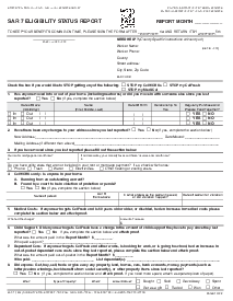 SAR 7 Eligibility Status Report - Thumbnail