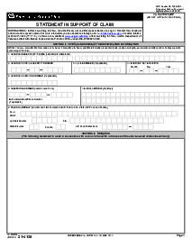 VA Form 21-4138 (Statement in Support of Claim) - Thumbnail