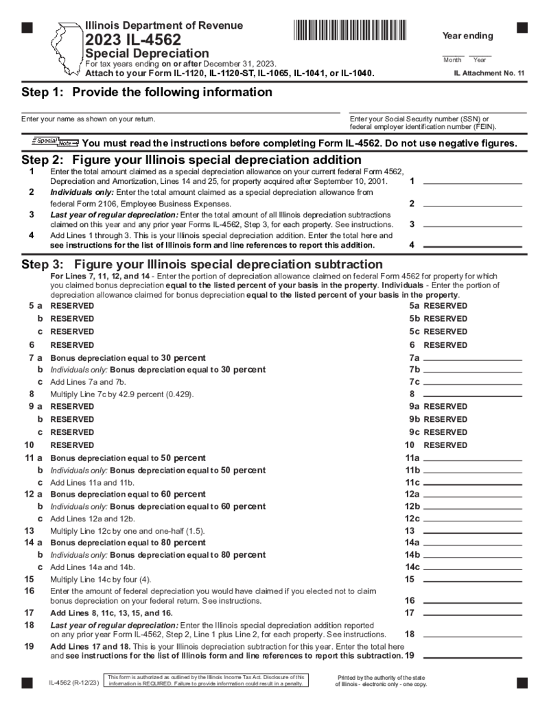 Form IL-4562