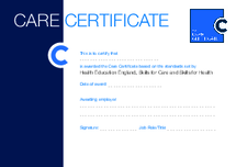 Care Certificate Template - Thumbnail