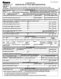 VA DMV Title and Registration Form VSA 17A - Thumbnail