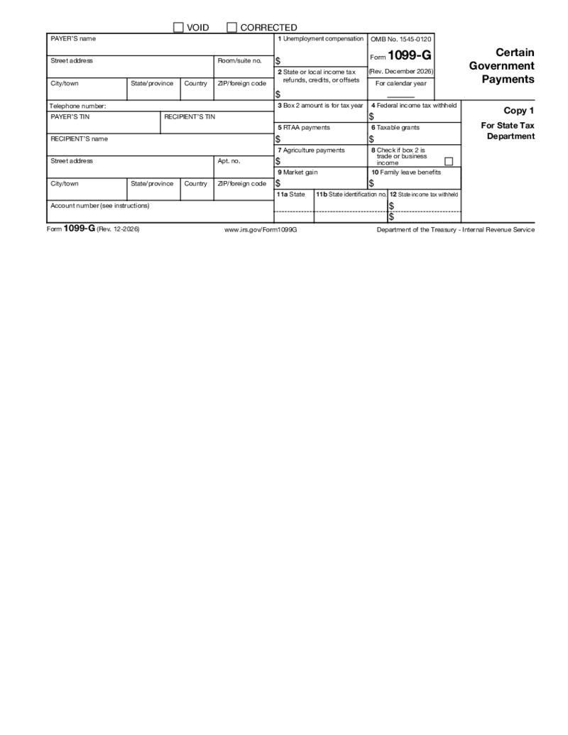 Form 1099-G