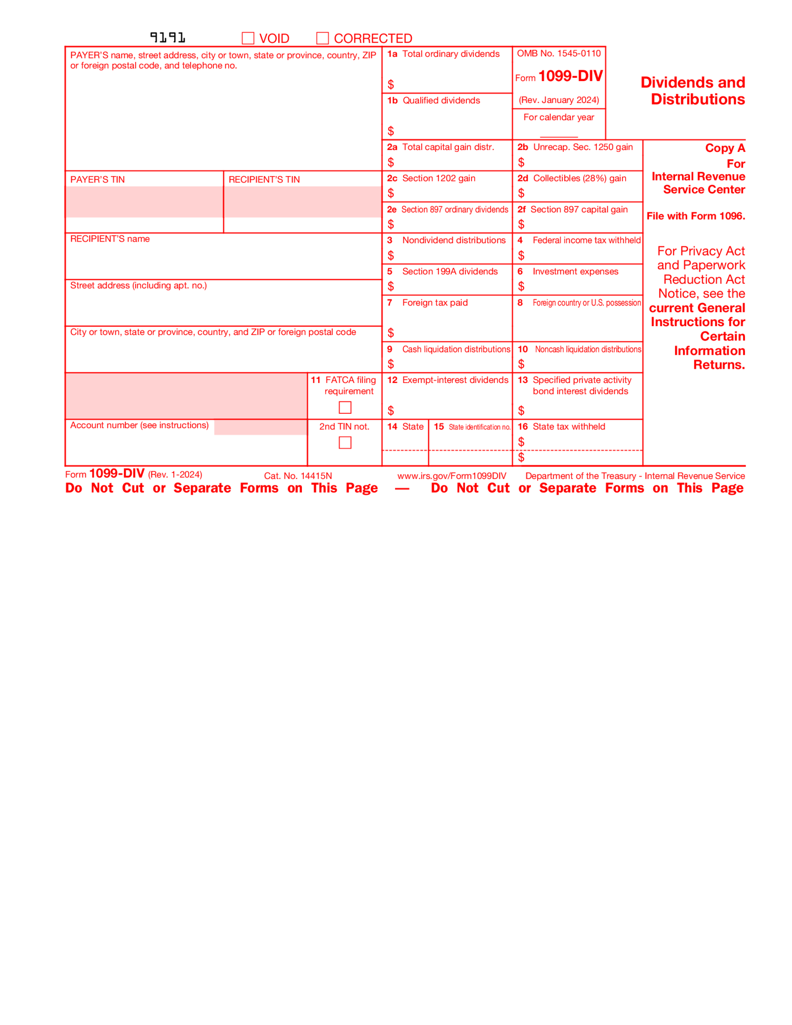 Form 1099-DIV (2024) - Thumbnail