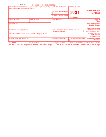 Form 1099-C (2021) - Thumbnail