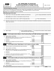 IRS Form 8288 - Thumbnail