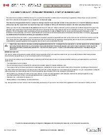 Fillable IMM 5760 E Document Checklist - Thumbnail