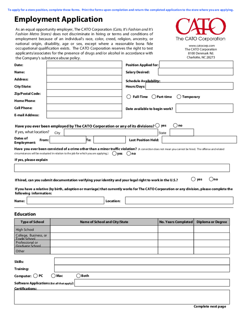 Cato Application