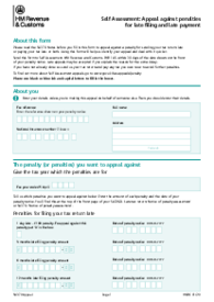 SA370 Appeal Form - Thumbnail