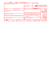 Form 1099-S (2020) - Thumbnail