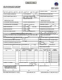 CMS 1500 Health Insurance Claim Form - Thumbnail