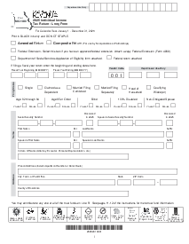 Form MO-1040 - Individual Income Tax Return - Thumbnail