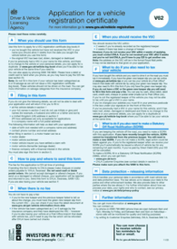 DVLA V62 Form - Thumbnail
