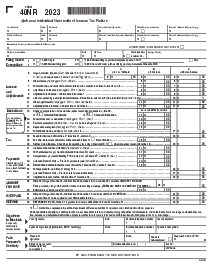 Alabama Tax Form 40NR - Thumbnail