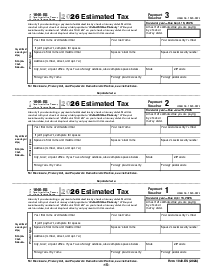 Form 1040-ES (2026) - Thumbnail