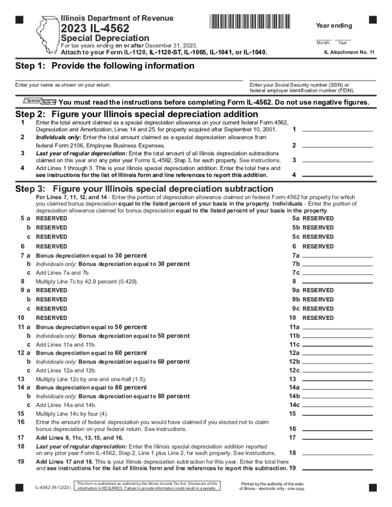 Form IL-4562