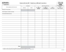 Nebraska Form 1120 N Schedule III - Thumbnail