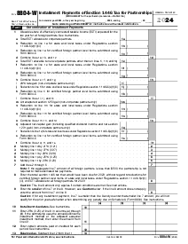 Form 8804-W - Thumbnail