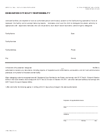  LIC 308. Designation of Facility Responsibility - Thumbnail