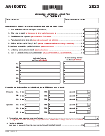 Form AR1000TC - Thumbnail