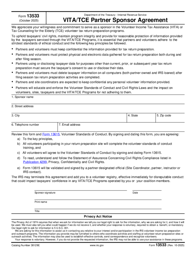 Form 13533