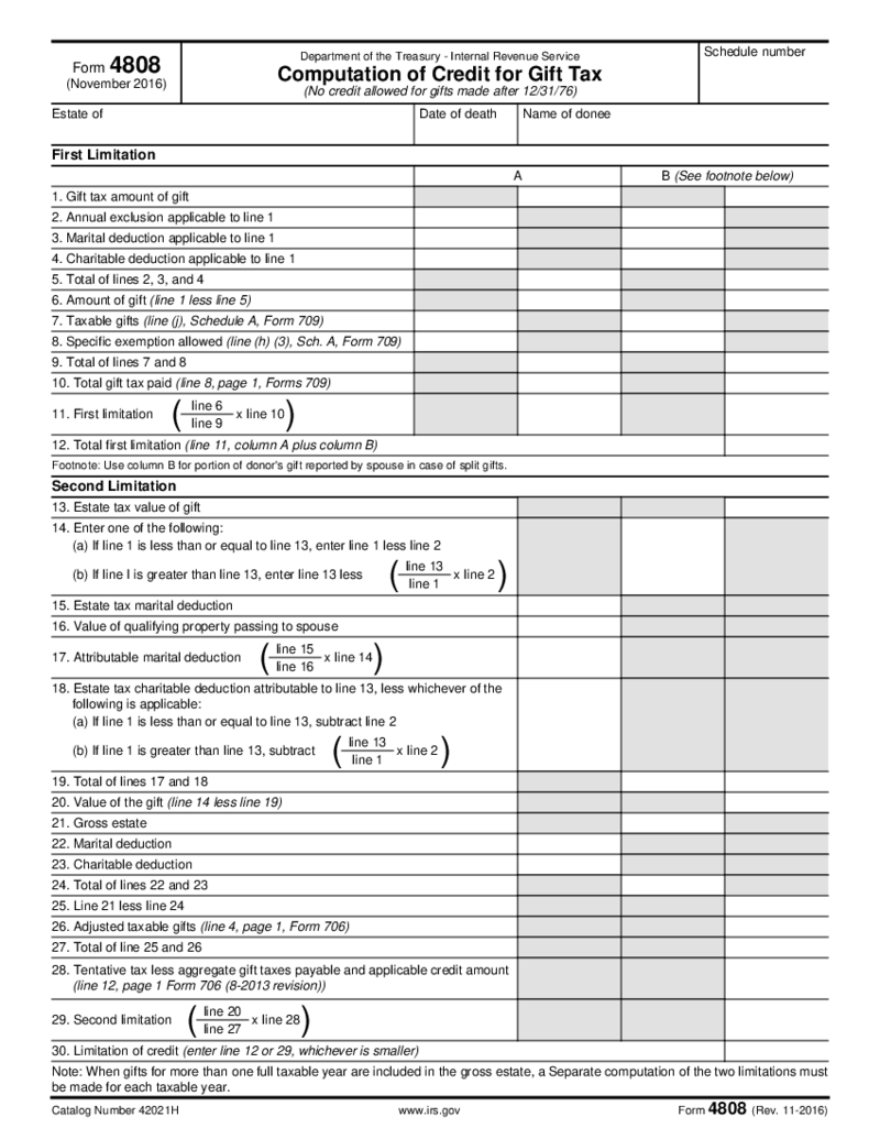 IRS Form 4808