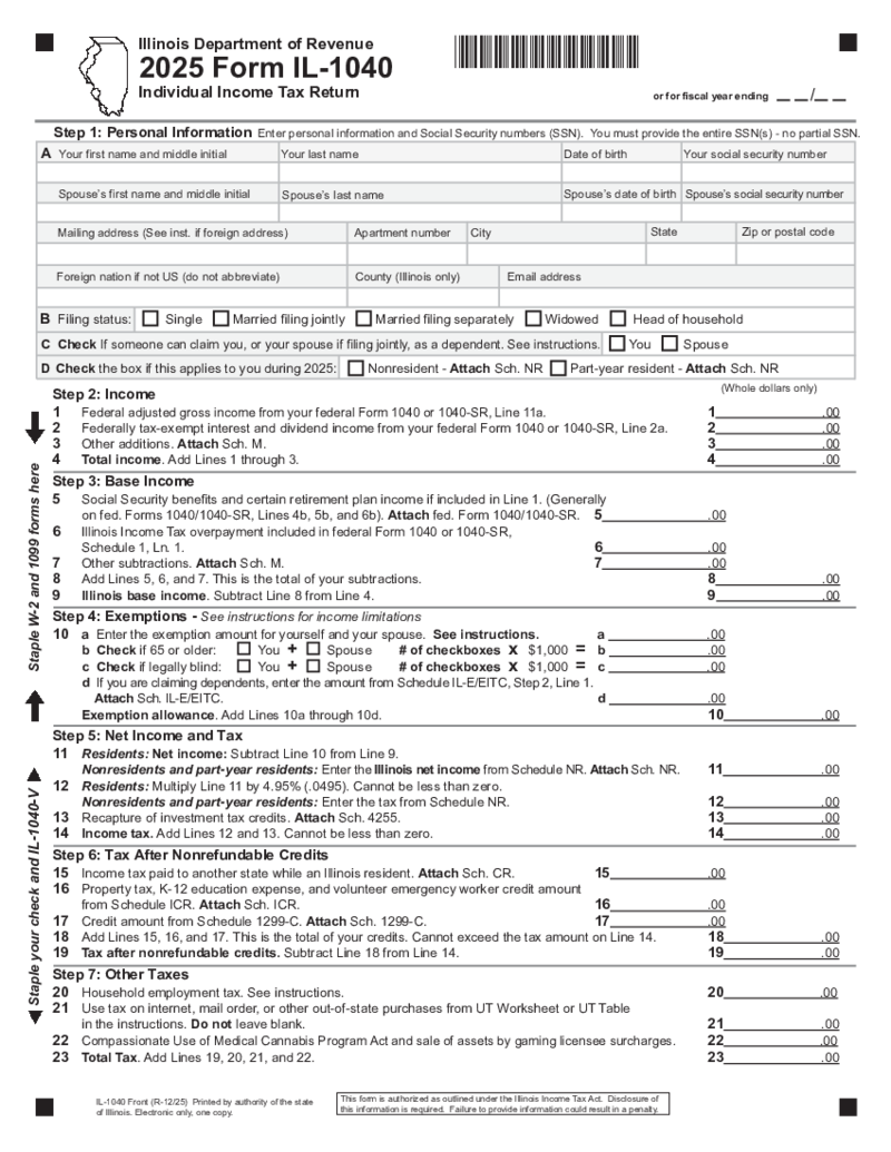 Form IL-1040
