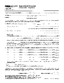 OREA Form 510, Agreement to Lease, Commercial (Long Form) - Thumbnail