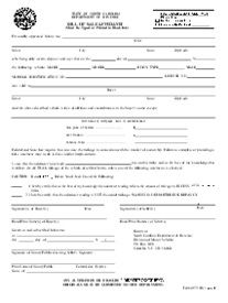 South Carolina Bill of Sale Form - Thumbnail