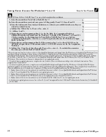 Foreign Earned Income Tax Worksheet - Thumbnail