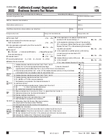 CA Form 109 (2022) - Thumbnail