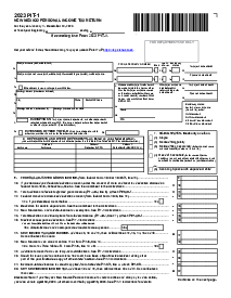 New Mexico Form PIT-1 - Thumbnail