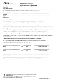 Form 304, Suspension of Buyer Representation Agreement - Thumbnail