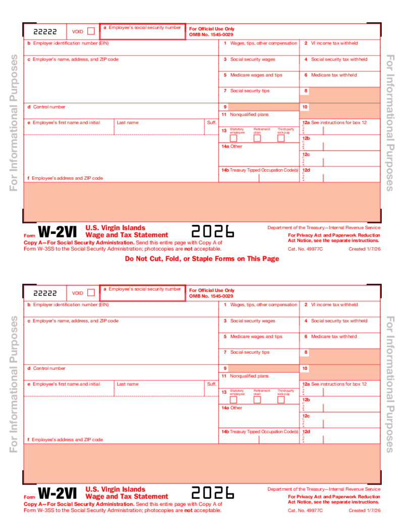 Form W-2VI