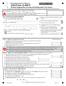 Form IL-990-T - Thumbnail