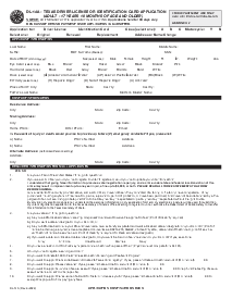 Texas Driver License Replacement - DL-14A - Thumbnail