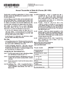 Colorado Annual Transmittal of State W-2 Forms - Thumbnail