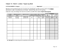 Fillable Lockout _ Tagout Log Book - Thumbnail