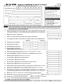 Form 941 (March 2026) - Thumbnail